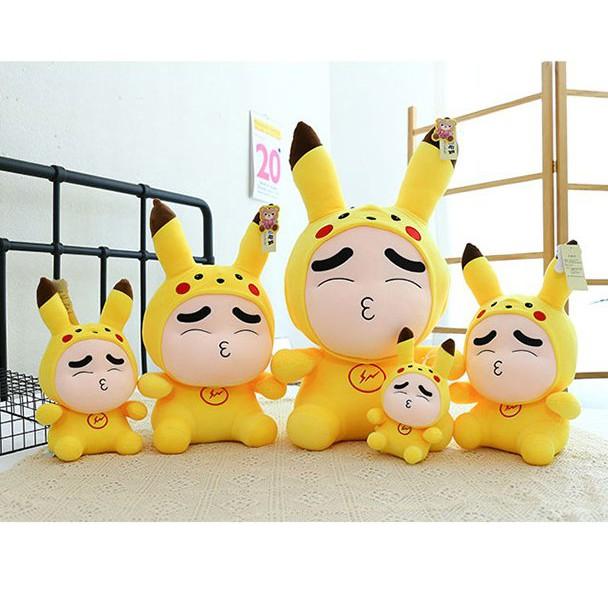 GẤU BÔNG SHIN MỎ CHU ÁO VÀNG MẪU MỚI FULL SIZE