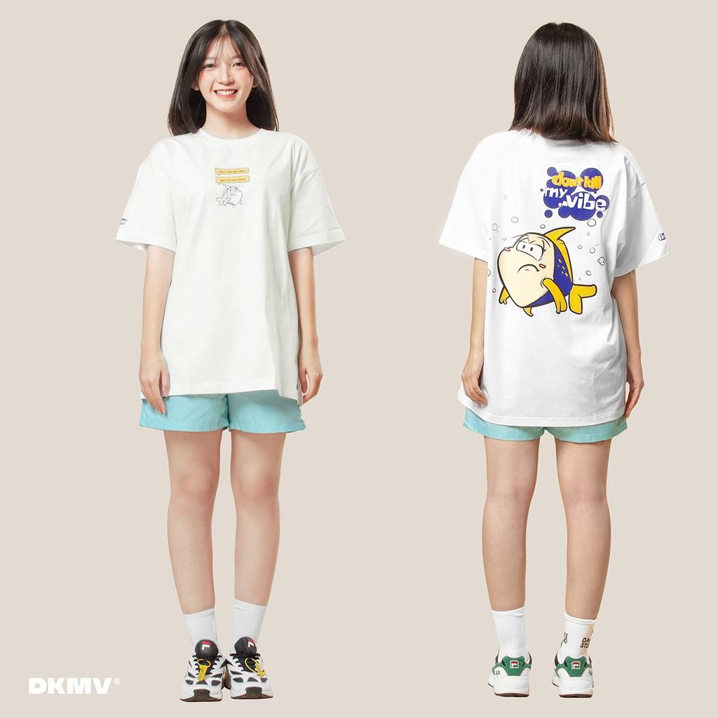 Áo thun nữ cotton màu trắng đẹp | DKMV White Empty Tee