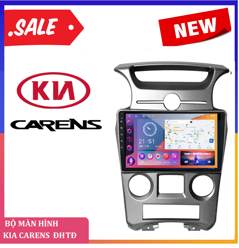 Màn hình ô tô giá rẻ- Màn hình android A.5 CHẠY SIM,Wifi,GPS đa chức năng,CHO XE KIA CARENS sử dụng Tiếng Việt kèm MẶT DƯỠNG+JACK NGUỒN THEO XE.Màn hình Android theo xe
