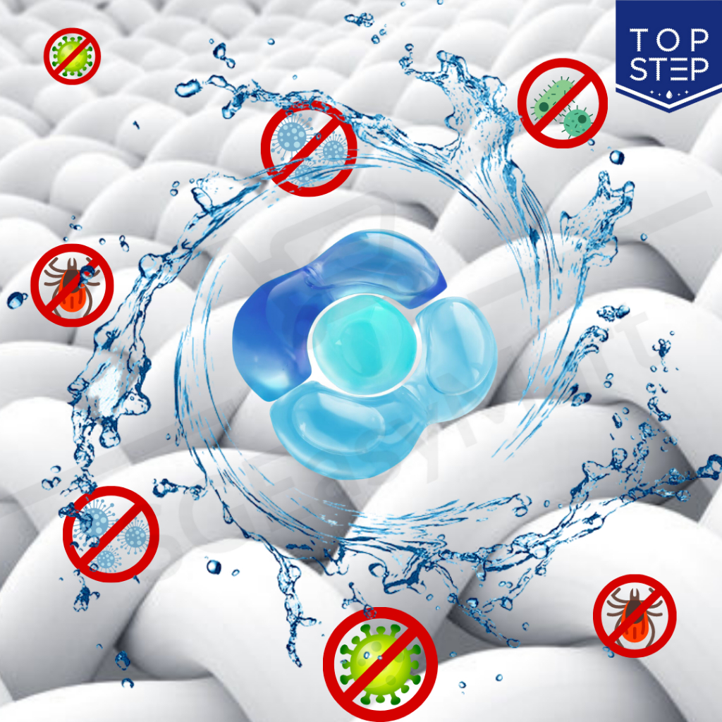 Viên giặt xả Top Step hương Nước hoa tinh tế gói 33 viên (462g)