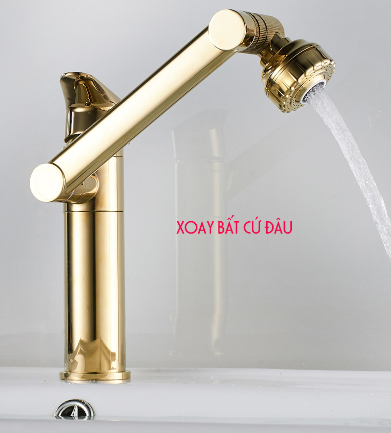 VÒI CHẬU RỬA MẶT LAVABO XOAY ĐA CHIỀU 360 ĐỘ SIÊU TIỆN DỤNG – XUẤT XỨ: Ý