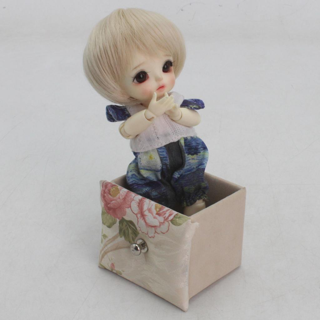 1 / 8   Mini   BJD   Doll   Hair   Artificial   Mohair      5 - 6 "  for