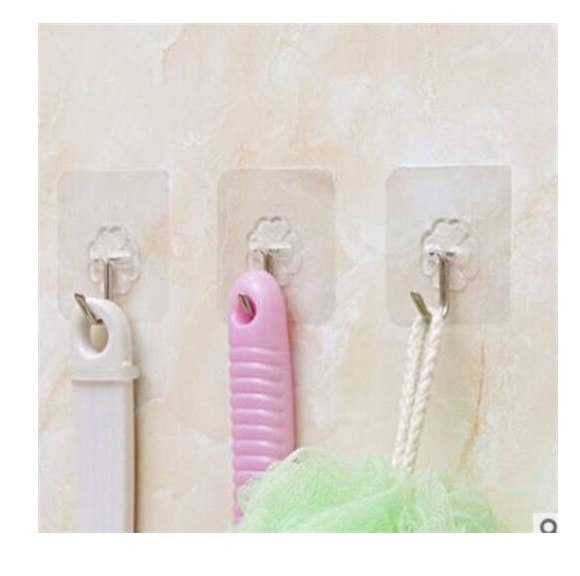 Móc dán tường trong suốt