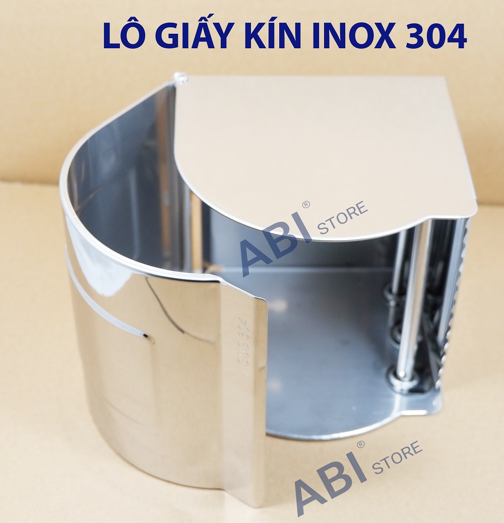 LÔ GIẤY VỆ SINH, HỘP ĐỰNG GIẤY VỆ SINH INOX 304 GẮN TƯỜNG ĐẸP GIÁ RẺ HÀ NỘI