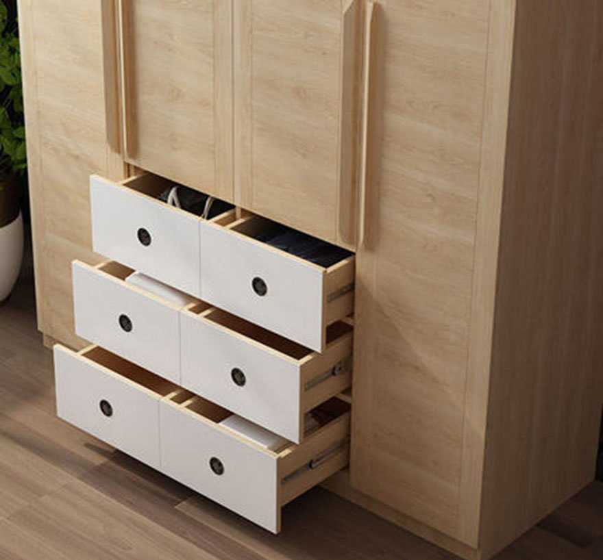 Tủ để quần áo gỗ sồi tự nhiên cao cấp