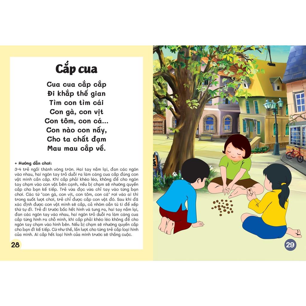 Sách - Combo 4 Quyển Đồng Dao Cho Bé + Truyện Ngụ Ngôn Và Câu Hỏi Thực Hành Ý Nghĩa - Nhã Uyên