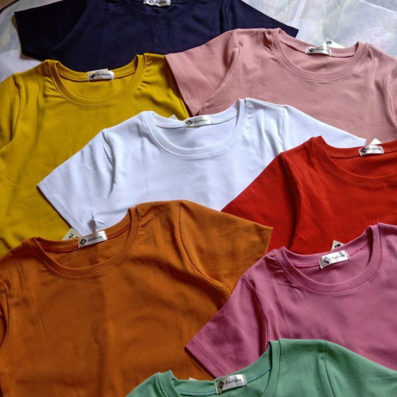Áo Thun Ôm Cổ Tròn ️ CROPTOP️ Áo Thun Nữ Cổ Tròn dáng croptop ANcrtron