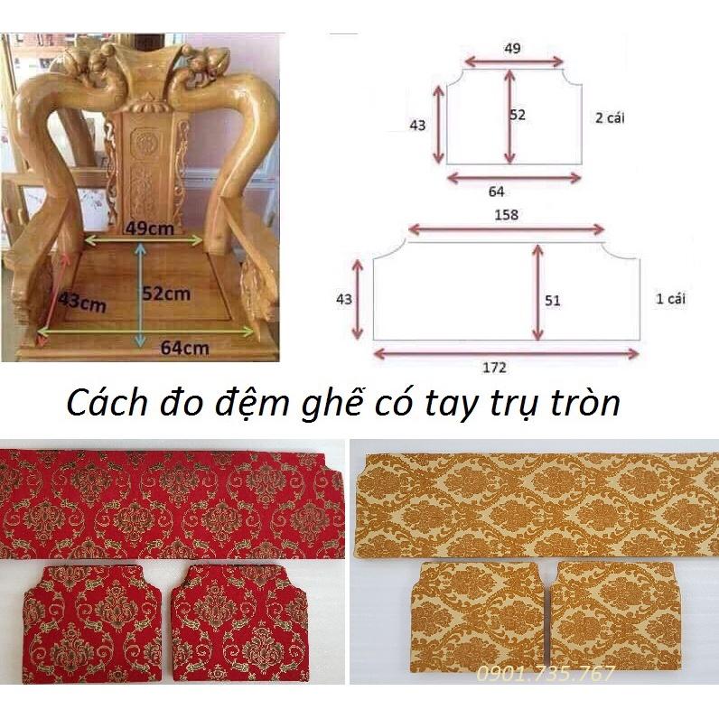 Đệm ghế Sofa, đệm ghế gỗ hàng đặt theo size của khách hàng