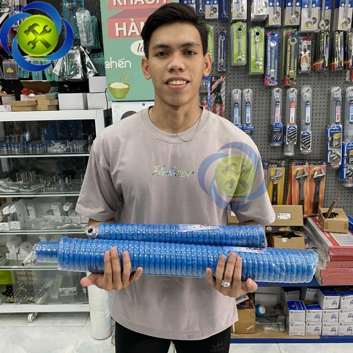 Dây hơi xoắn 12m KALY nhựa PU đường kính ống 8x12mm