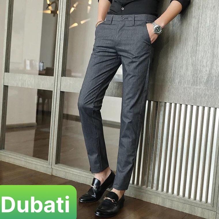QUẦN TÂY ÂU NAM ỐNG CÔN CÔNG SỞ DÁNG ÔM CHẤT CO GIÃN- DUBATI FASHION