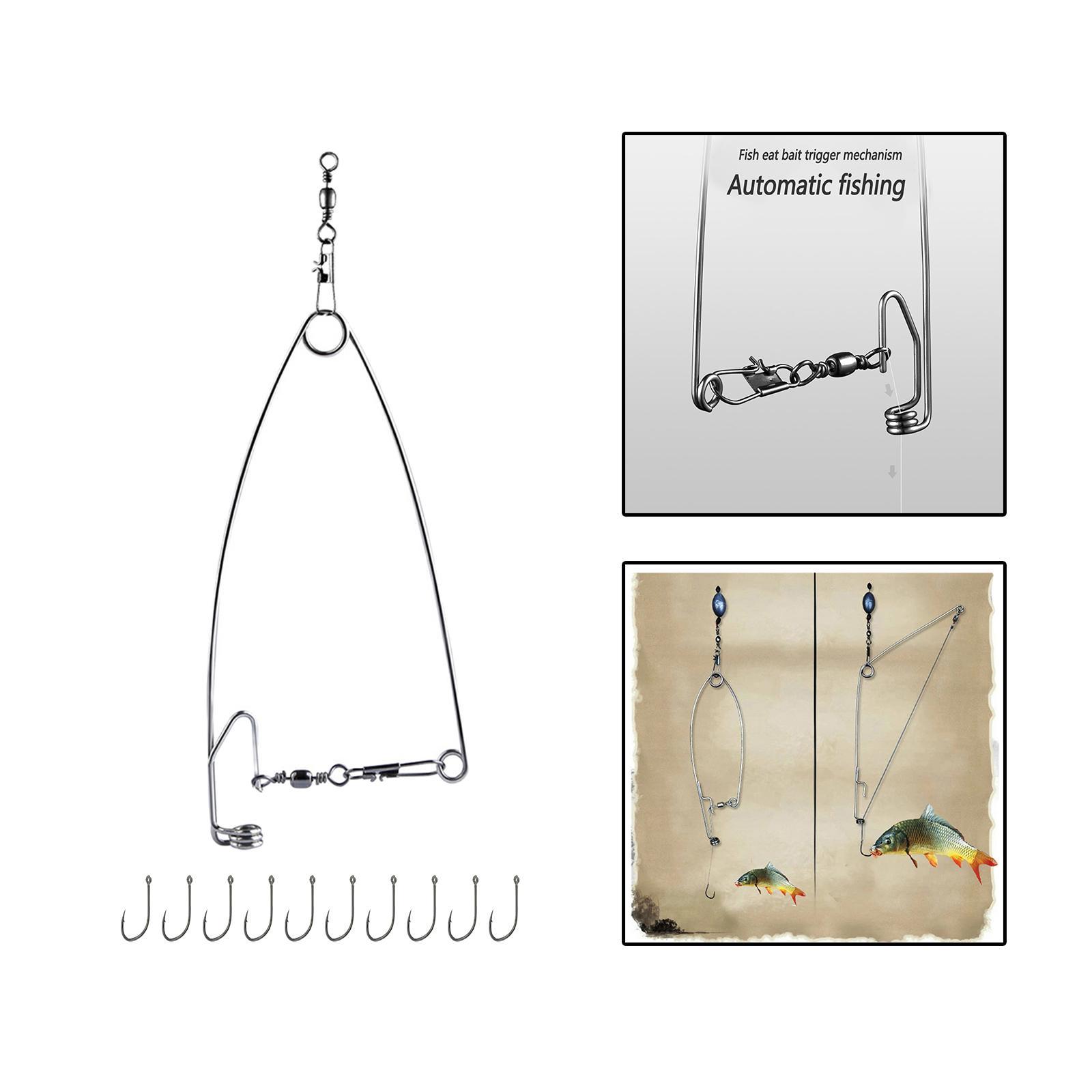 Automatic Fishing Hook Hooks Fishing Hooks for Lakes Ice Fishing