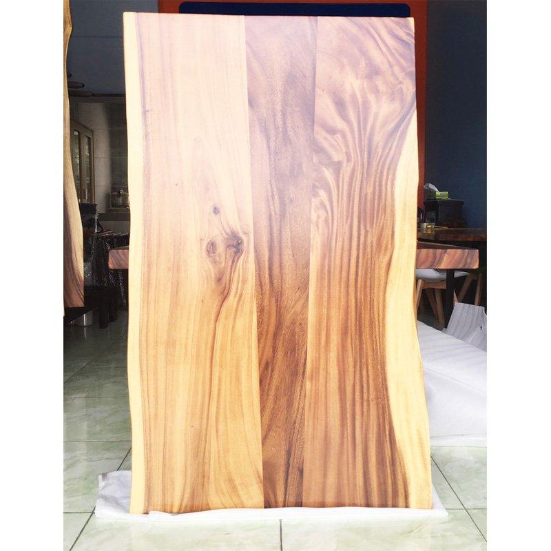 Mặt bàn gỗ me tây ghép tự nhiên dài 150cm rộng 79cm