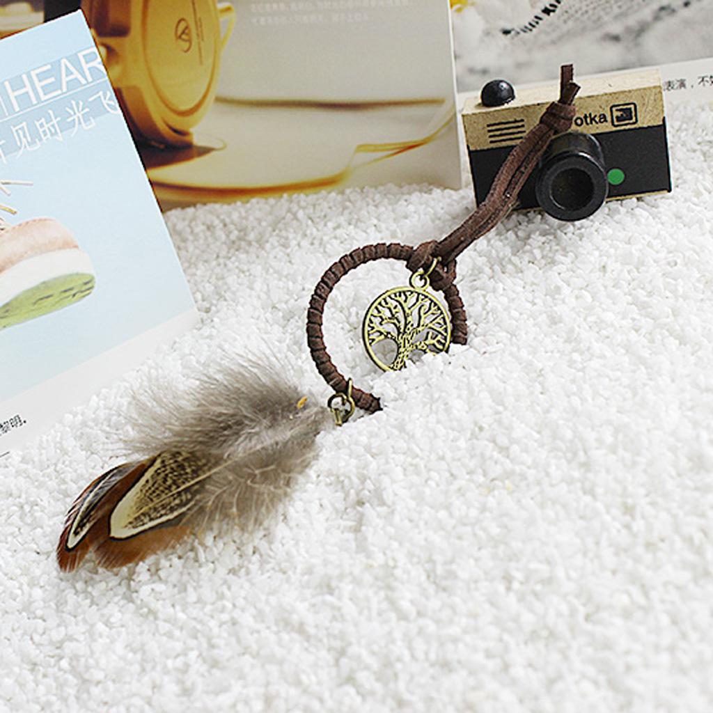 Handmade Dream Catcher Charm Pendant for Keyring Key Chain Car Hanging Decor
