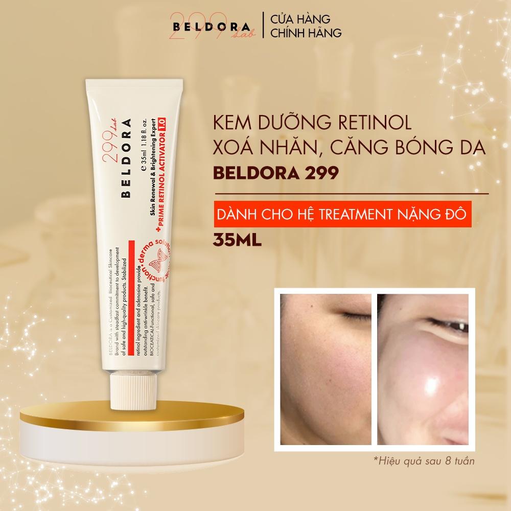 KEM DƯỠNG RETINOL 1.0 GIẢM MỤN ẨN, TÁI SINH LÀN DA BELDORA 299 PRIME ACTIVATOR 35ML