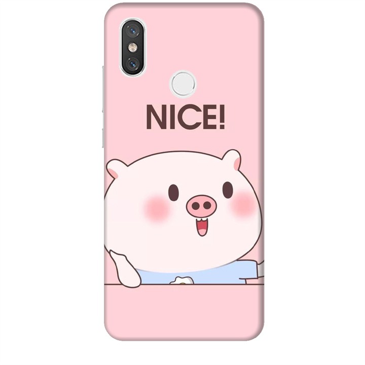 Ốp lưng dành cho điện thoại XIAOMI MI 8 Heo Con Xinh xắn