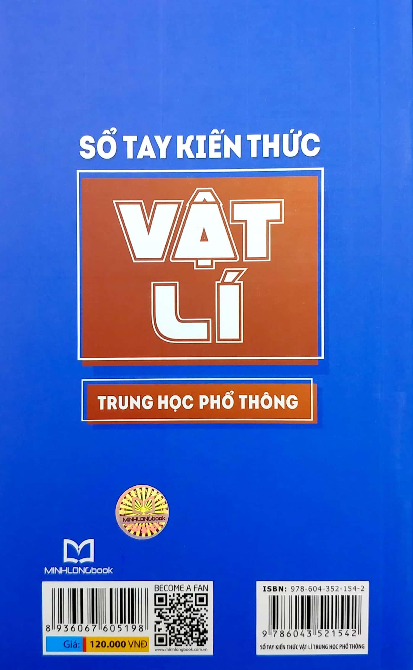 Sổ Tay Kiến Thức Vật Lí Trung Học Phổ Thông