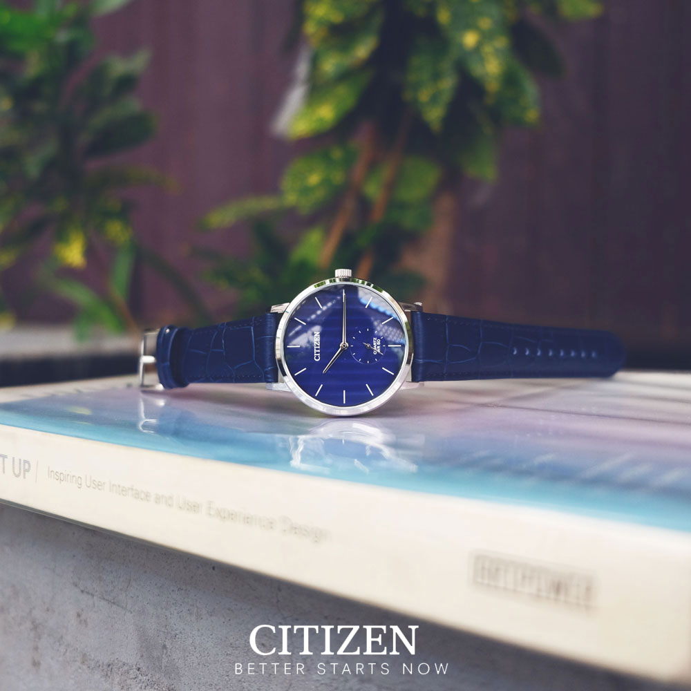 Đồng Hồ Nam Citizen Dây Da BE9170-05L - Mặt Xanh