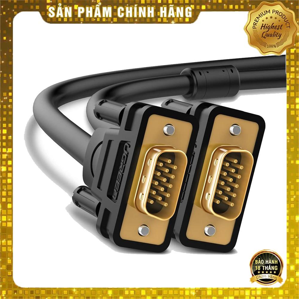 Cáp VGA 15 pin 2 đầu dương Ugreen VG101 dài từ 1,5m đến 30m chính hãng - Hàng Chính Hãng