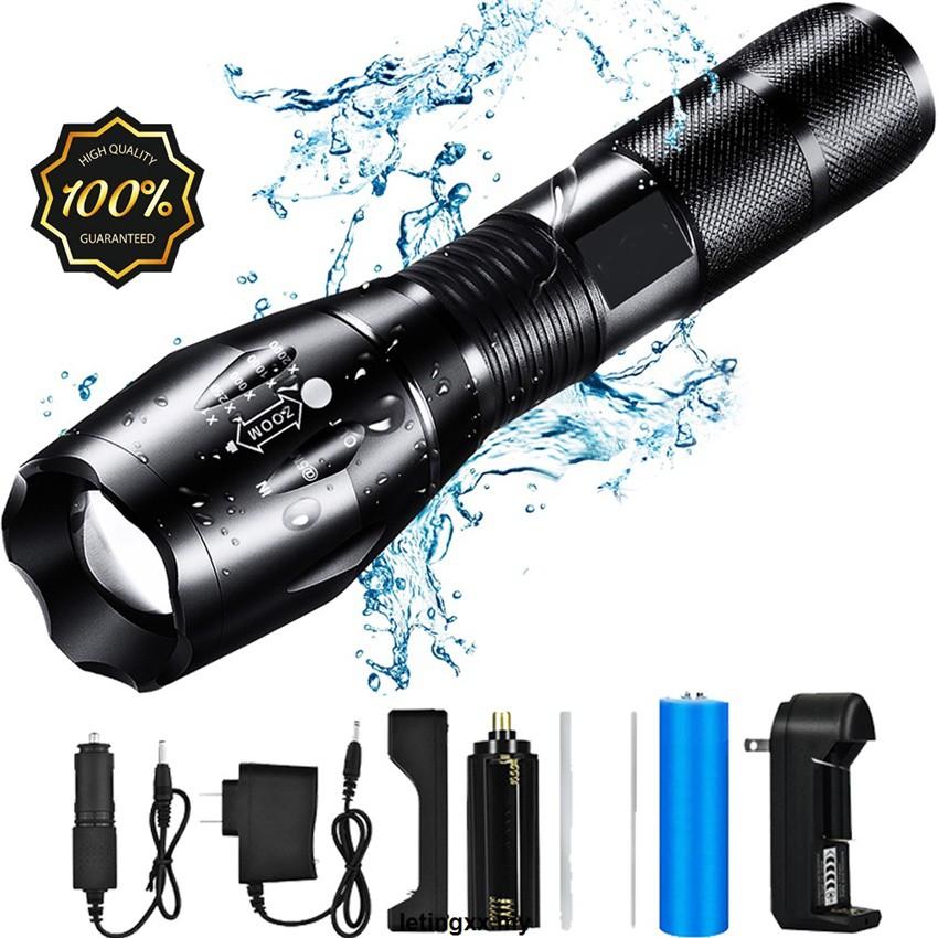 Đèn Pin Led 8000lm Siêu Sáng Chống Thấm Nước
