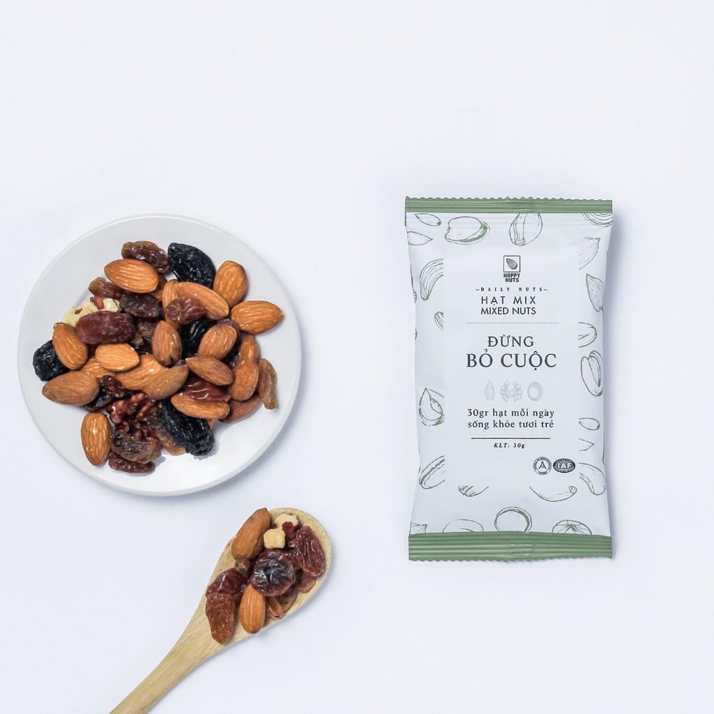 Hạt ăn hàng ngày HAPPY NUTS - Combo 28 túi daily nuts 30g