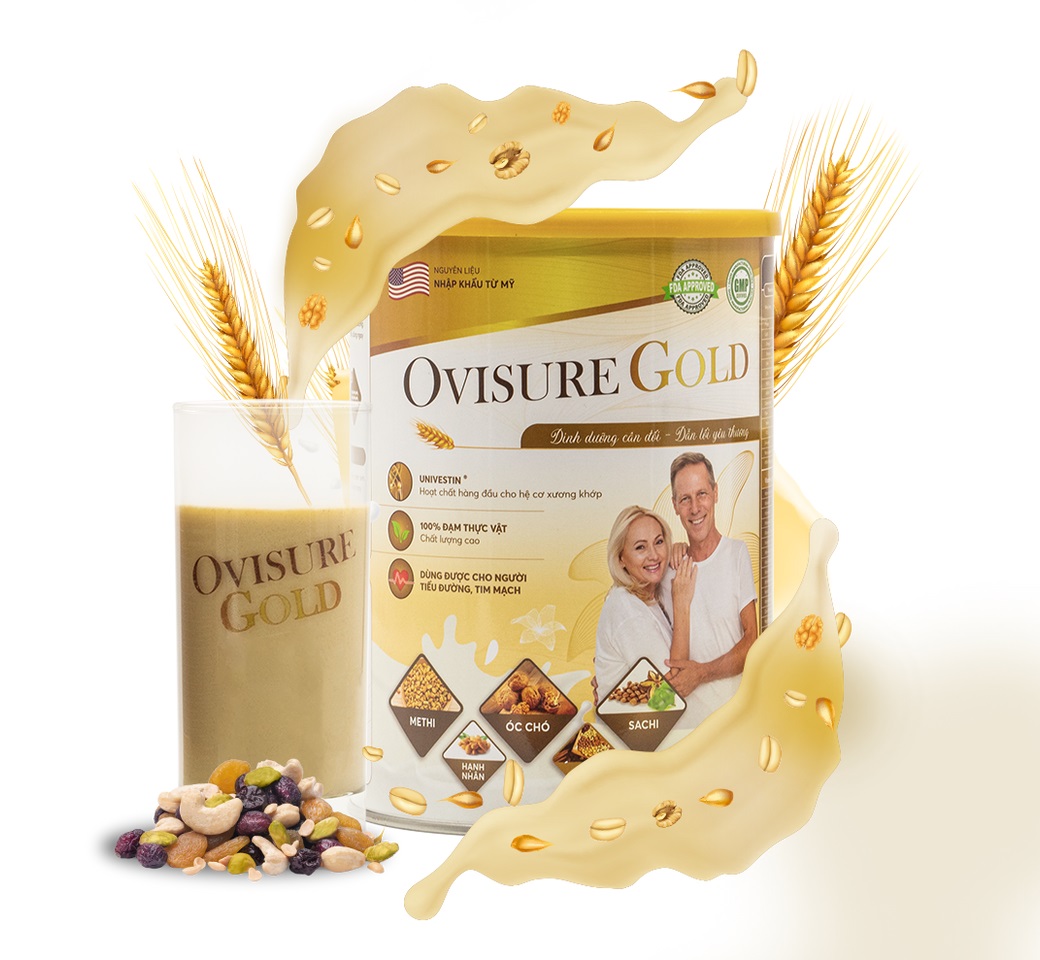 Sữa Hạt Ovisure Gold Lon 650g