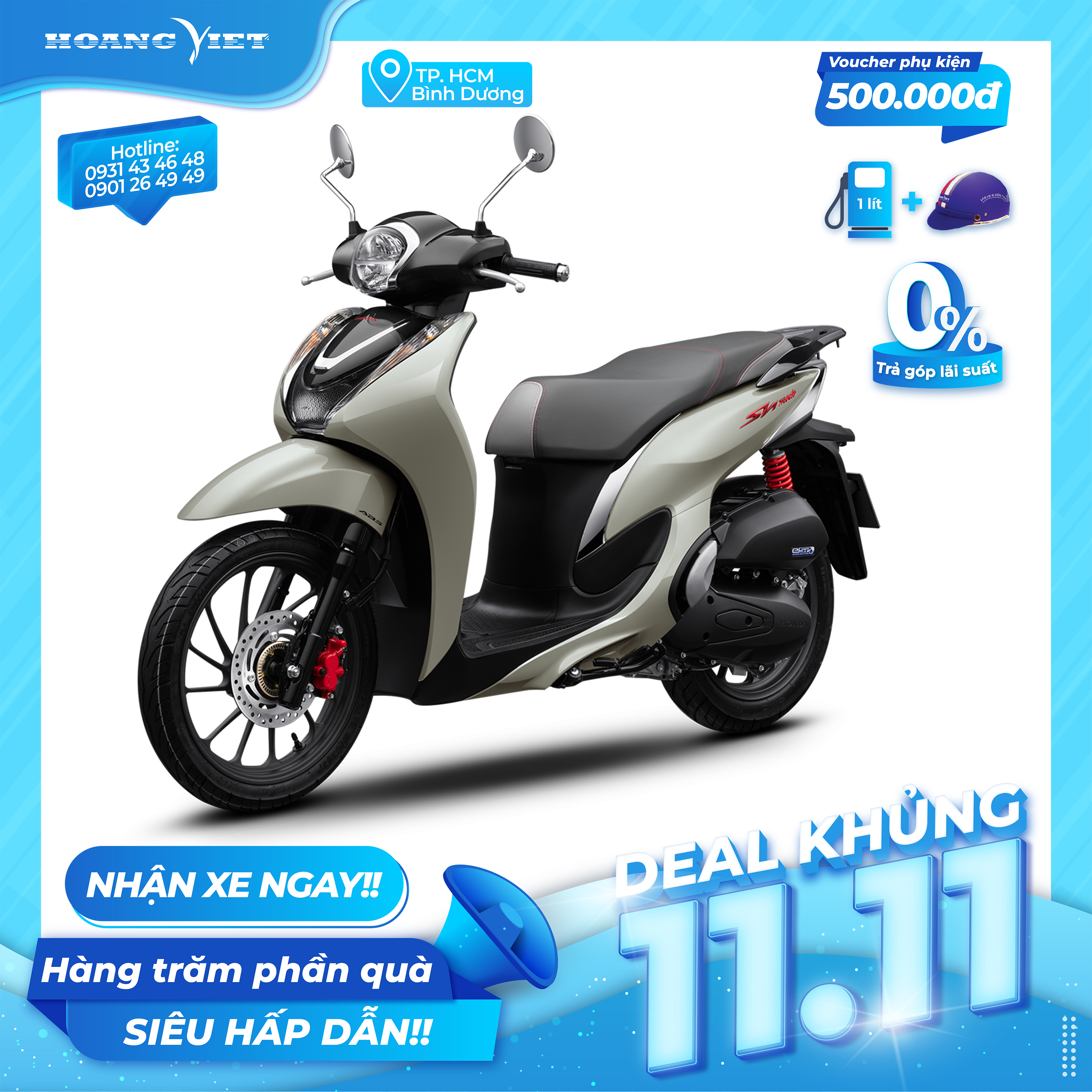 Xe Máy Honda SHMODE 2024 - Phiên Bản Thể Thao
