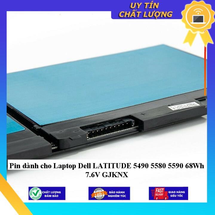 Pin dùng cho Laptop Dell LATITUDE 5490 5580 5590 68Wh 7.6V GJKNX - Hàng Nhập Khẩu New Seal