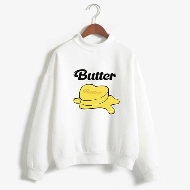 Áo Sweater Bts Butter áo thu đông cổ tròn cho nam nữ