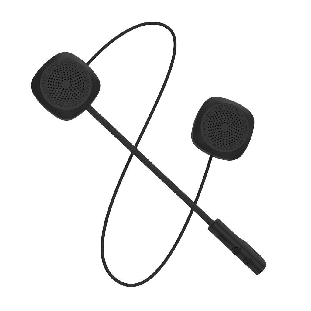 Bluetooth 5.0 Headphone MicClip Motorbike Microphone Headset NEW