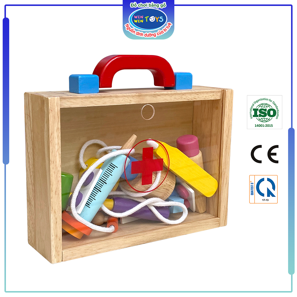 Đồ chơi gỗ Trò chơi bác sĩ | Winwintoys 67242 | Phát triển trí tưởng tượng và tư duy | Đạt tiêu chuẩn CE và CR