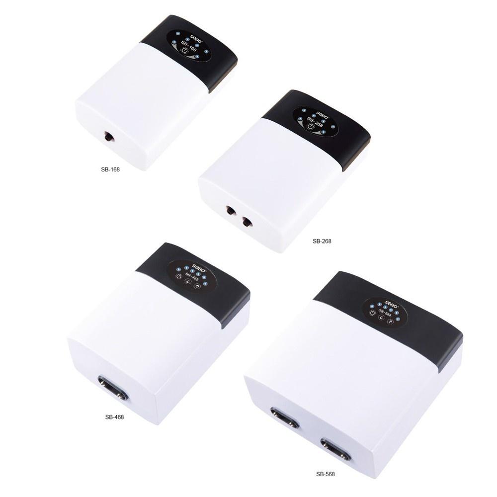 Máy Sủi Oxy Tích Điện Sobo 2 Vòi SB-468 - Máy Sủi Oxi Phòng Cúp Điện