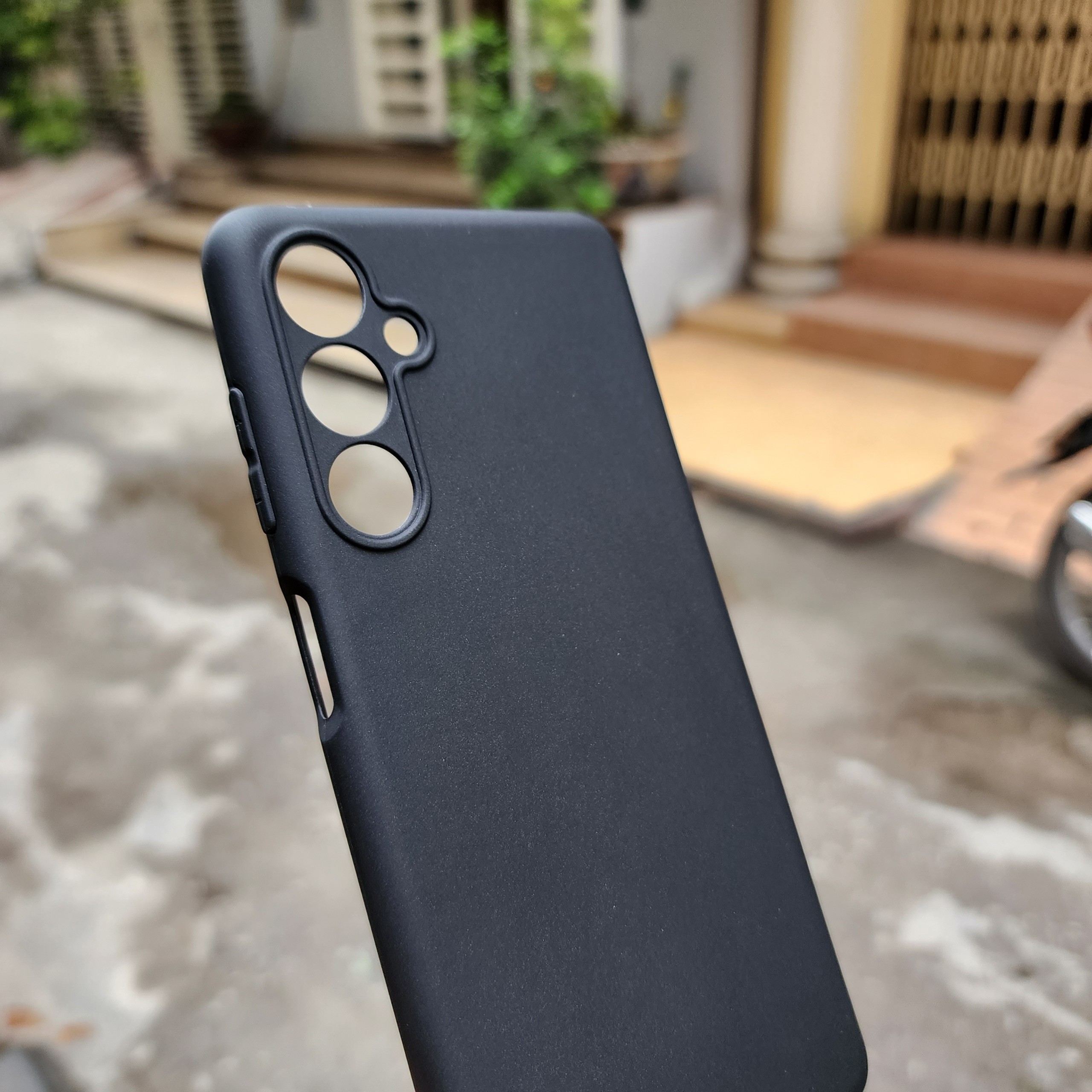 Ốp Lưng Dẻo Chống Bẩn cho Samsung Galaxy M14 5G - Đen Nhám Mịn Chống Bám Vân Tay, Có Gờ Bảo Vệ Camera.