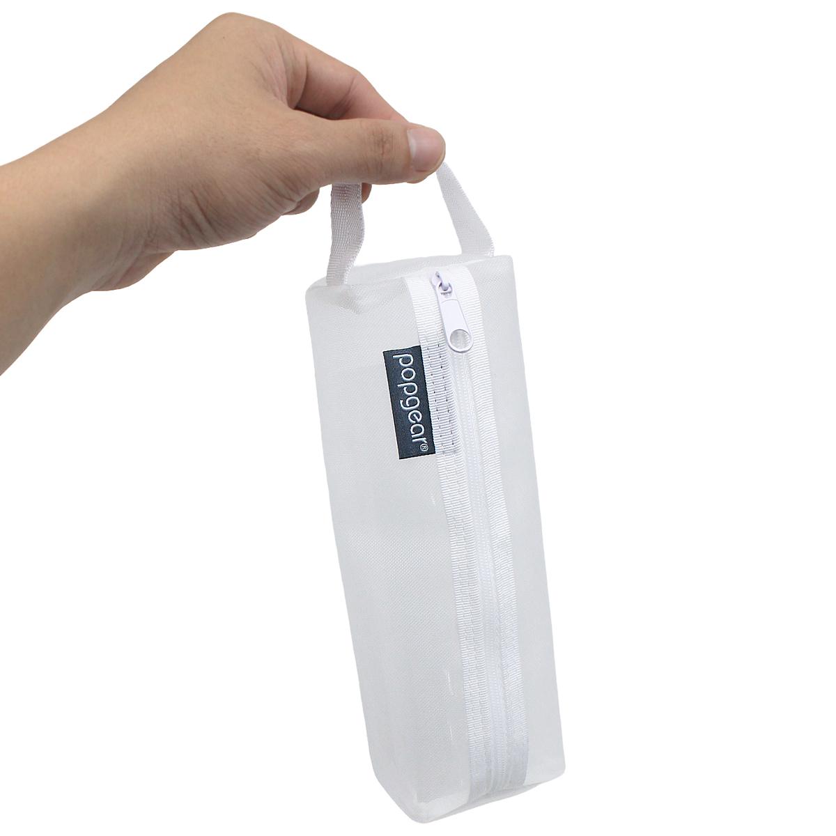Bóp Viết Lưới Vuông - popgear 81220 - Màu Trắng