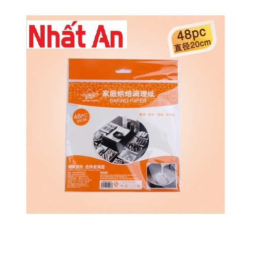 Giấy nến tròn 20cm (48 tờ)