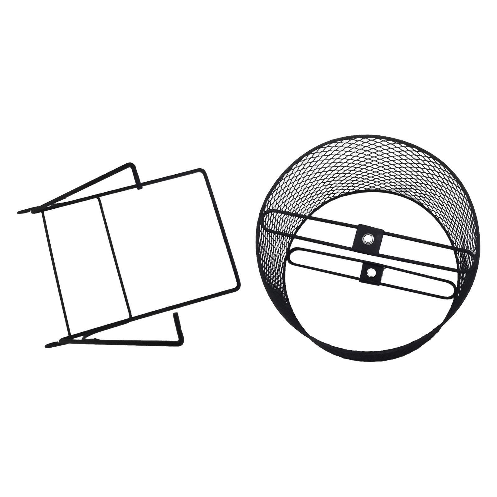 Iron Hamster Running Exercise Wheel Guinea Pig Jogging Wheel Black Wire Mesh