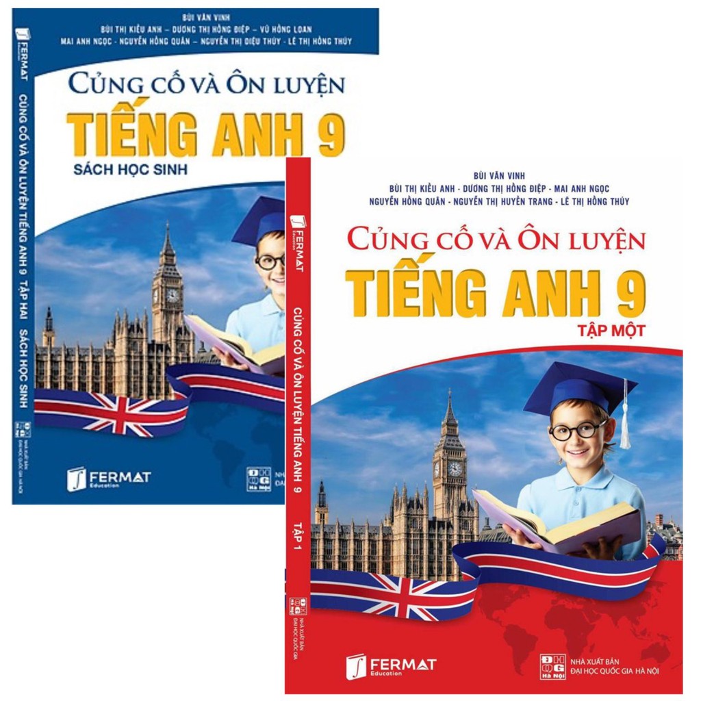 Combo Củng Cố Và Ôn Luyện Tiếng Anh 9 (Tập 1+Tập 2)