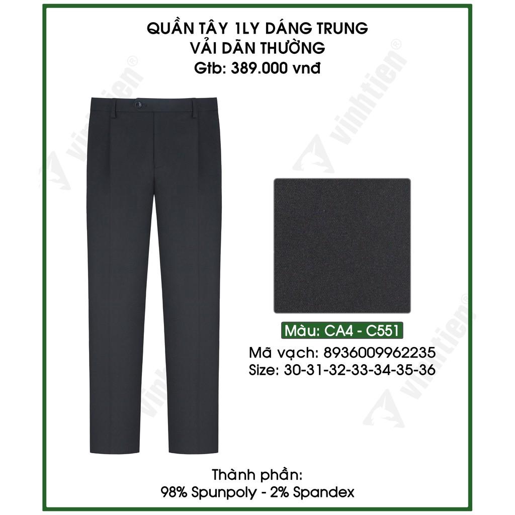 Quần Tây Nam 1Ly Classic Vĩnh Tiến 389