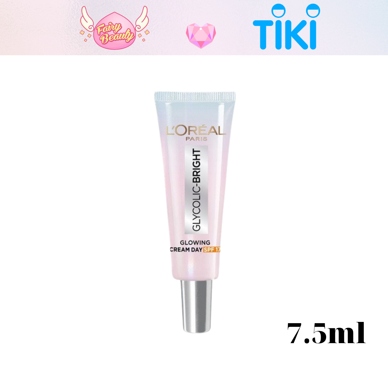 Kem Dưỡng Ban Ngày AHA Giúp Sáng Da, Mờ Thâm Nám Và Cấp Ẩm Mềm Mịn Glycolic Bright SPF 17 50/15/7.5ml