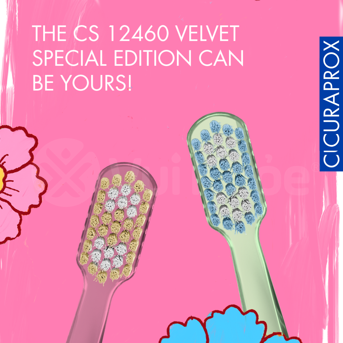 CURAPROX VELVET EDITION 2025 | Bộ Bàn chải đánh răng CS 12460 Velvet | Mã SP 73327988