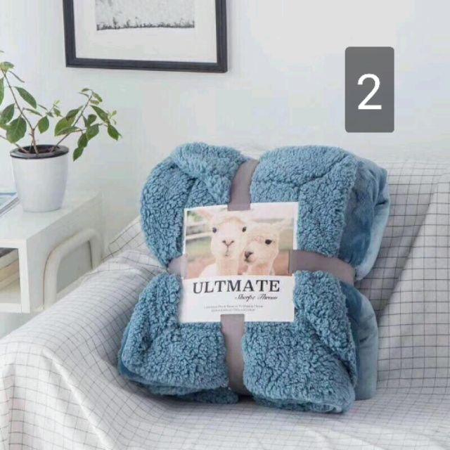 Chăn lông cừu ULTIMATE loại dày chat để chọn mẫu
