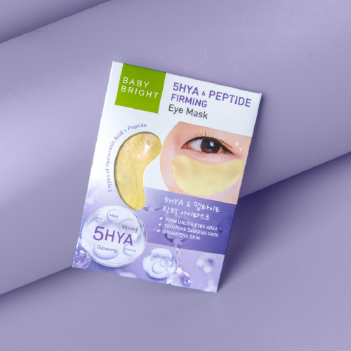 Mặt nạ săn chắc da mắt Baby Bright 5Hya &amp; Peptide Firming Eye Mask 2.5g x 2pcs (1 Pairs)