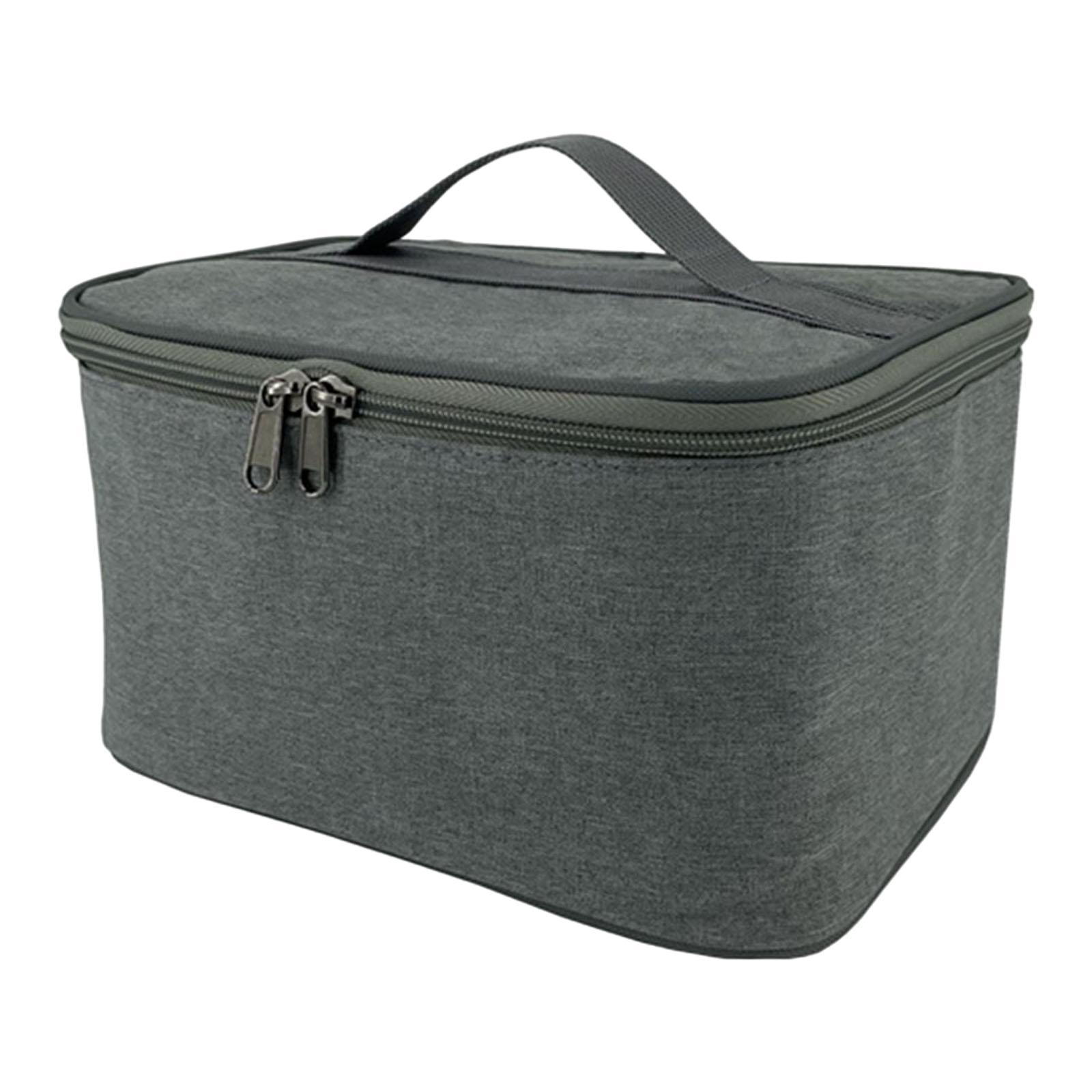 36x21cm Utensil Organizer Storage Bag Tote Tableware Carrier Brown