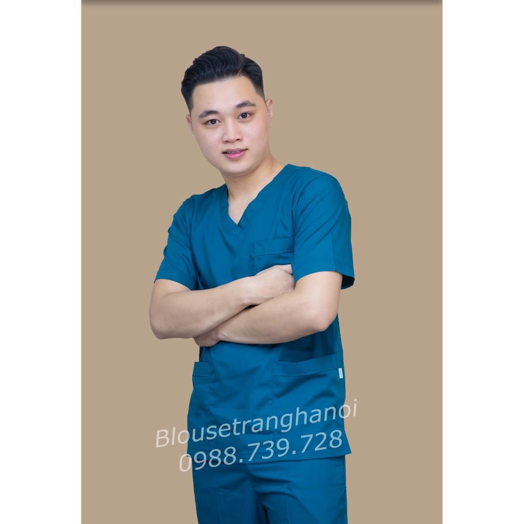Bộ Scrubs phòng chống dịch cho bác sĩ, điều dưỡng- Blouse trắng Hà Nội