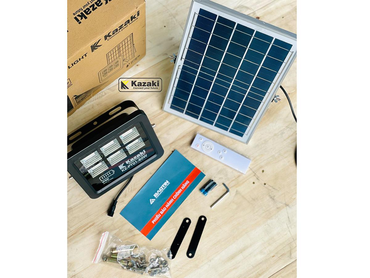 ĐÈN NĂNG LƯƠNG MẶT TRỜI KAZAKI KZ-PT01-80W- HÀNG CHÍNH HÃNG