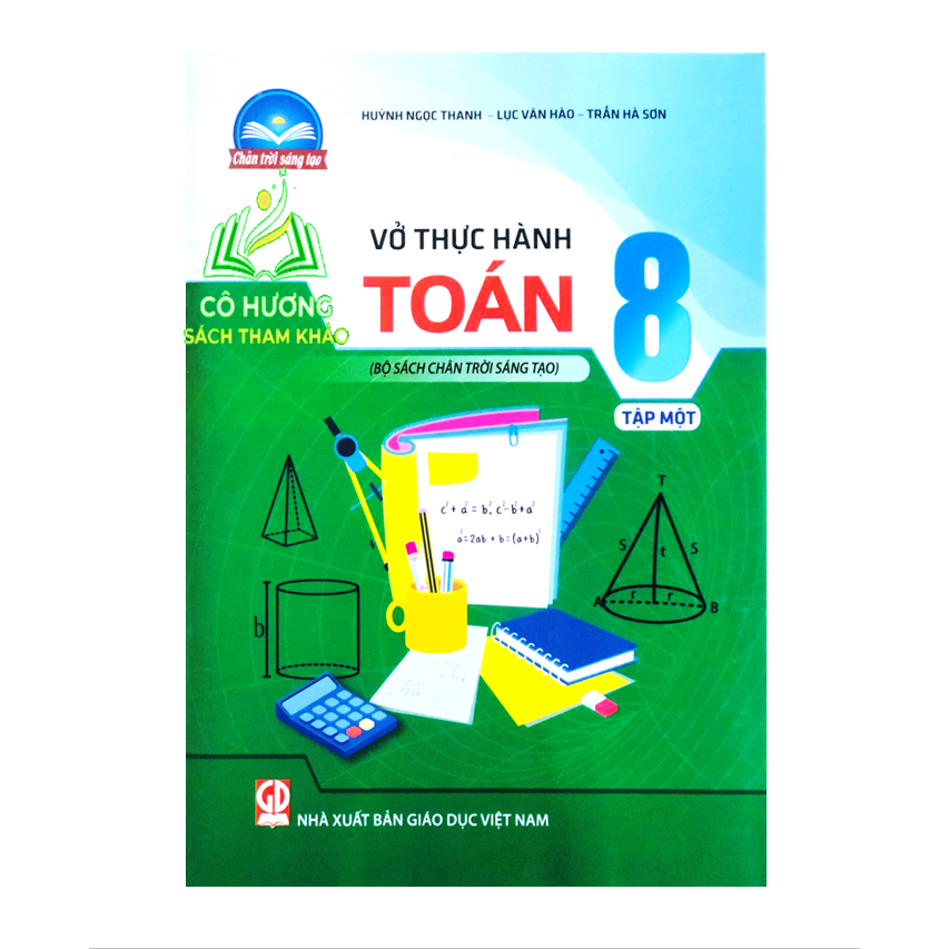 Sách - Combo Vở thực hành Toán 8 - tập 1 + 2  - ĐN