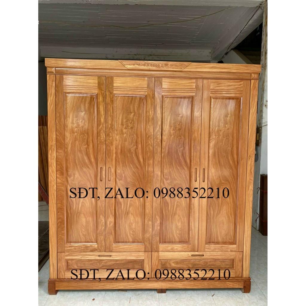 Tủ quần áo Đinh Hương 4 cánh