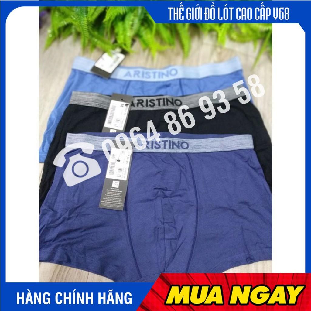 Set 3 chiếc quần sịp đùi nam Boxer Aristino ABX16-16 mềm mịn, kháng khuẩn - Giao màu ngẫu nhiên