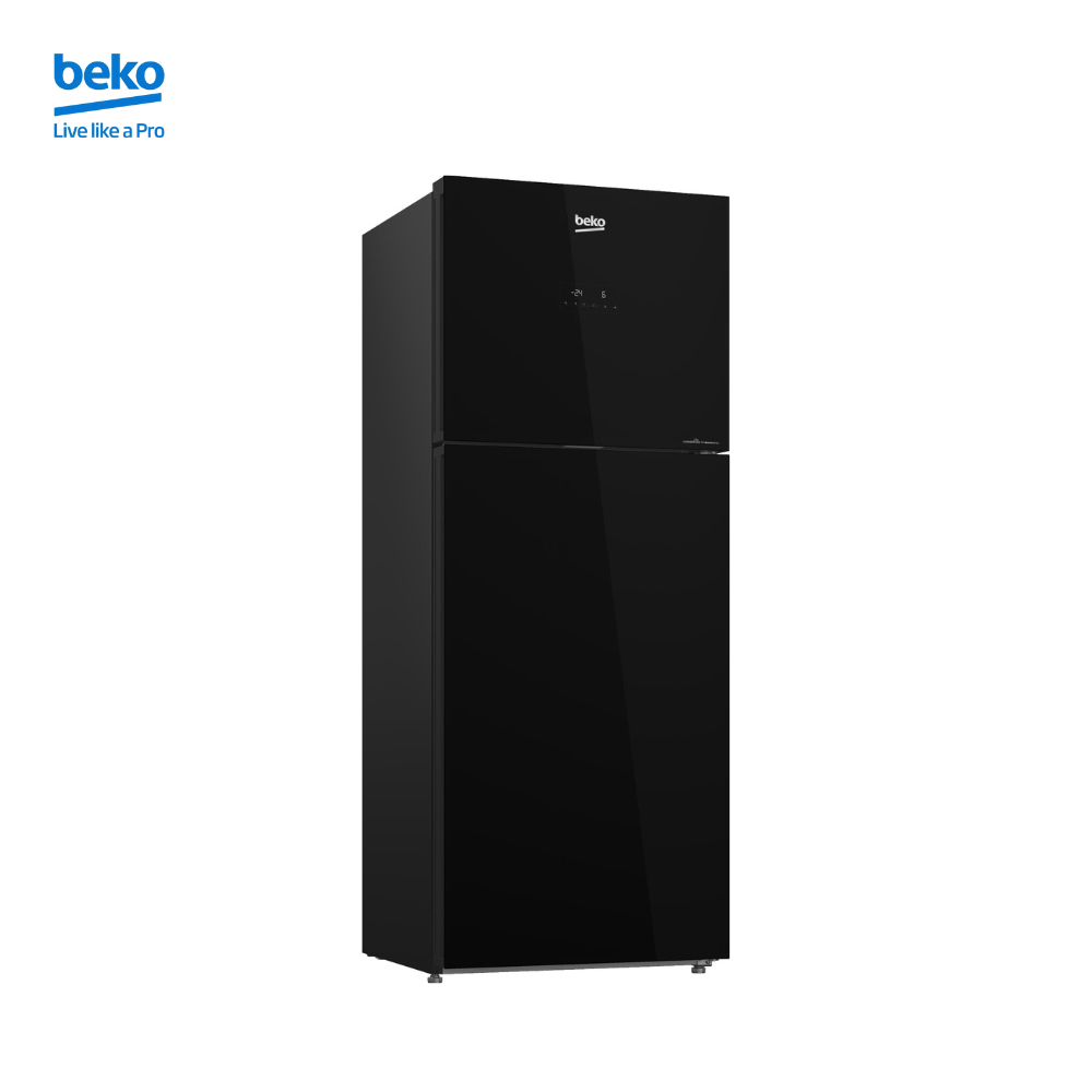 Tủ Lạnh Ngăn Đá Trên BEKO Dung Tích 340 Lít, Tiết Kiệm Điện, Công Nghệ Ánh Sáng Vi Chất 3 Màu - RDNT371E50VZHFSGB - Hàng Chính Hãng