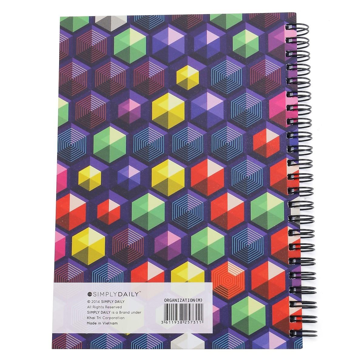 Sổ Lò Xo Organization M - Mẫu 2