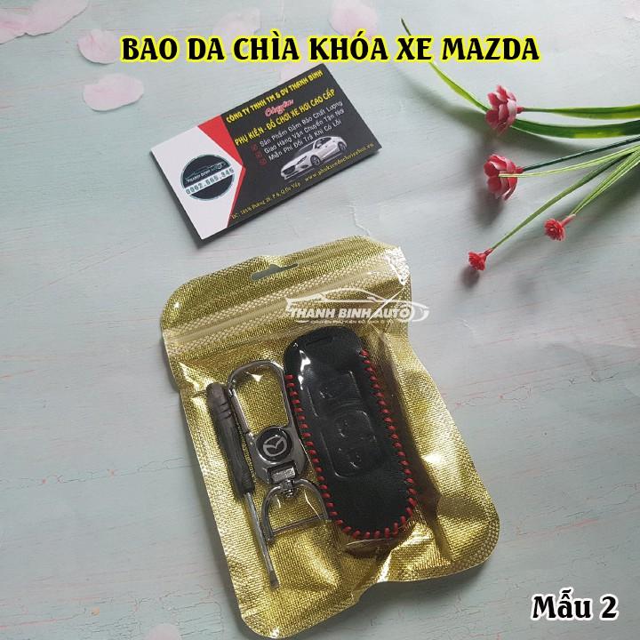 Móc Treo Chìa Khóa Bao Da Cao Cấp cho Xe Mazda